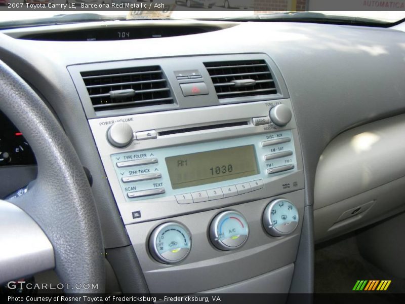 Barcelona Red Metallic / Ash 2007 Toyota Camry LE