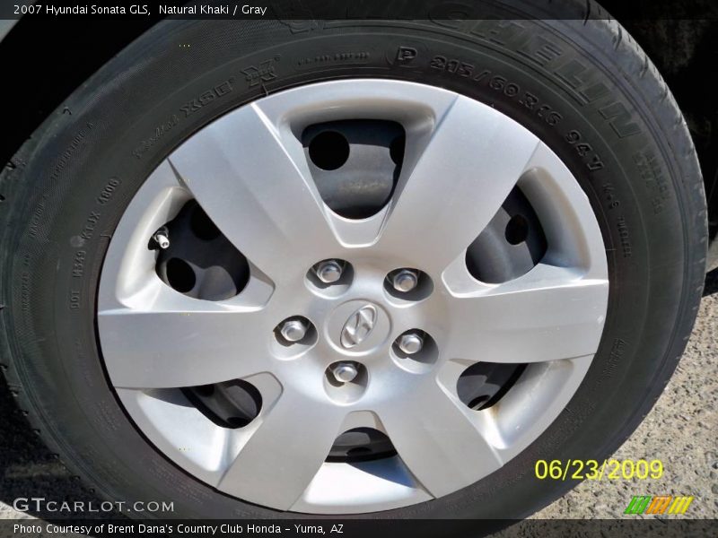 Natural Khaki / Gray 2007 Hyundai Sonata GLS