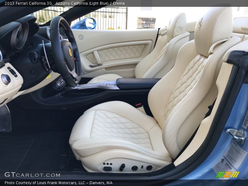 Front Seat of 2013 California 30