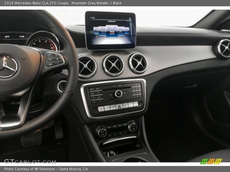 Mountain Grey Metallic / Black 2019 Mercedes-Benz CLA 250 Coupe