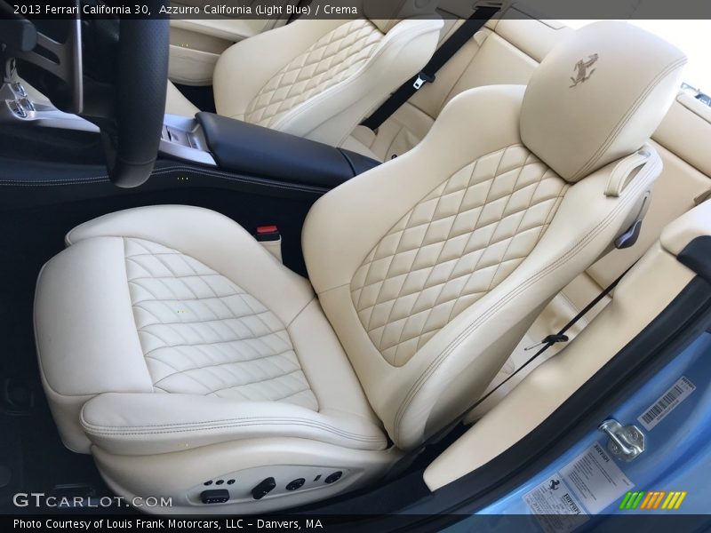 Front Seat of 2013 California 30