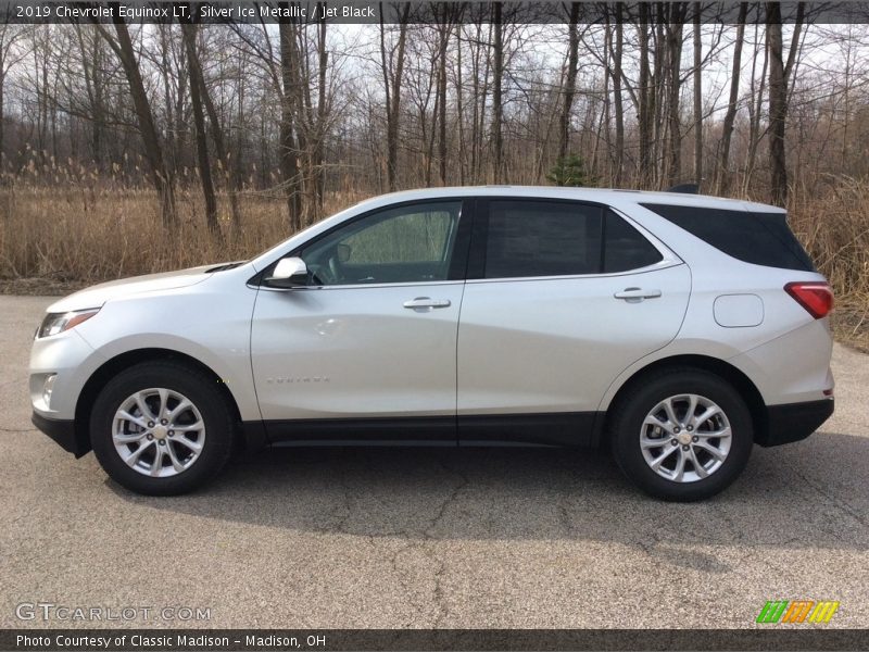 Silver Ice Metallic / Jet Black 2019 Chevrolet Equinox LT