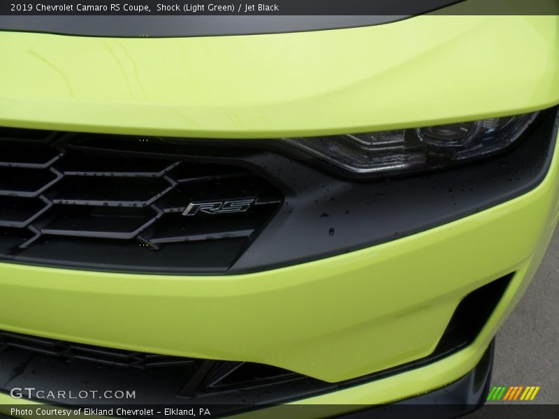 Shock (Light Green) / Jet Black 2019 Chevrolet Camaro RS Coupe