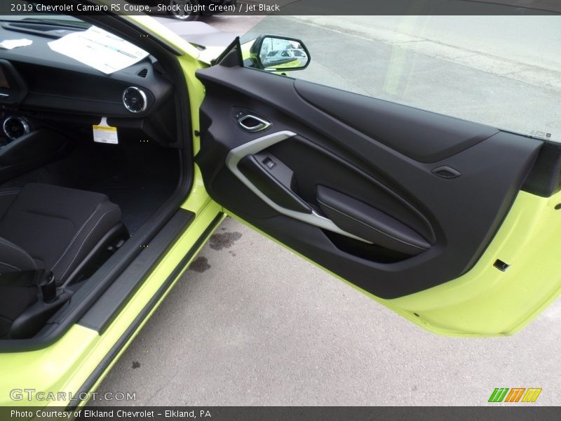 Door Panel of 2019 Camaro RS Coupe