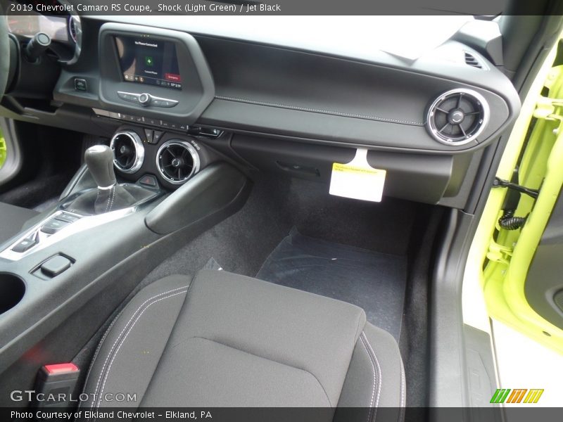 Shock (Light Green) / Jet Black 2019 Chevrolet Camaro RS Coupe