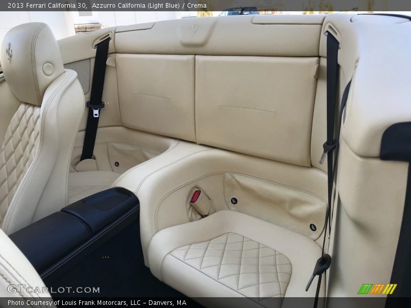 Rear Seat of 2013 California 30