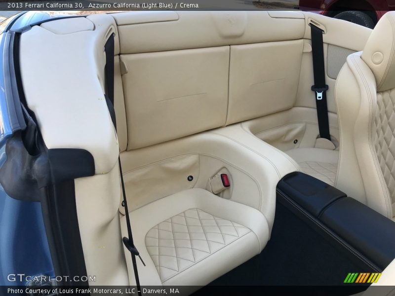 Rear Seat of 2013 California 30
