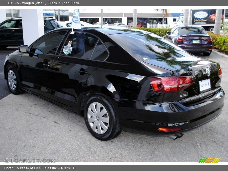 Black / Titan Black 2016 Volkswagen Jetta S