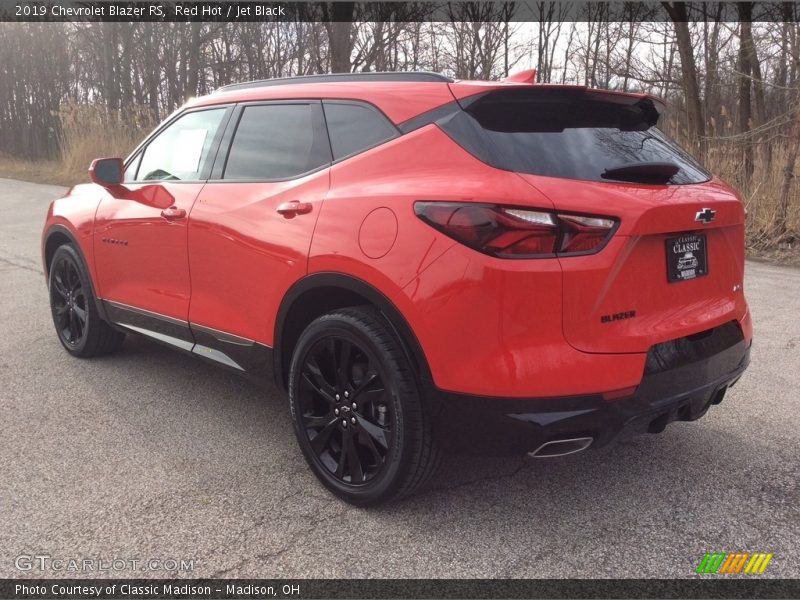 Red Hot / Jet Black 2019 Chevrolet Blazer RS