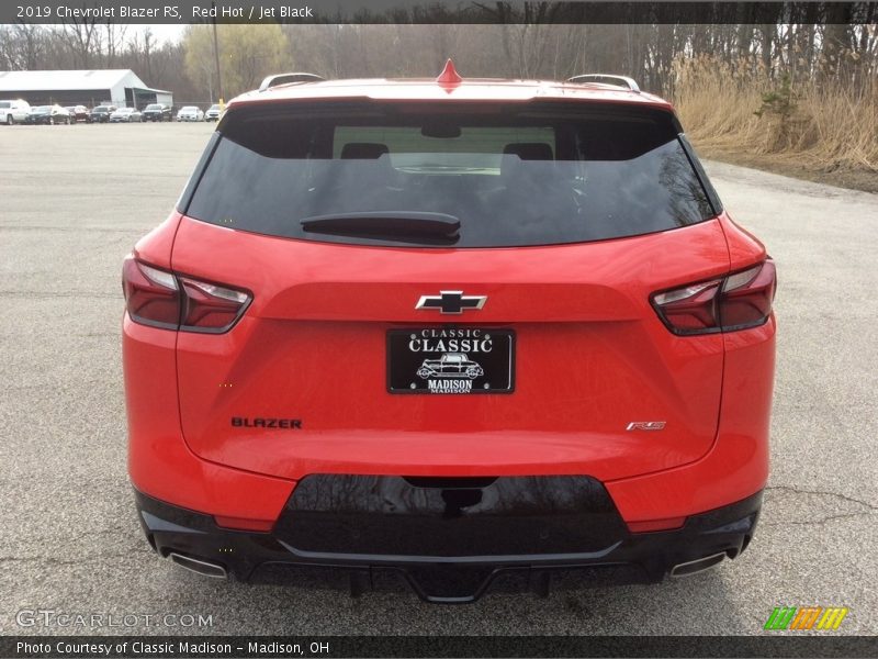 Red Hot / Jet Black 2019 Chevrolet Blazer RS