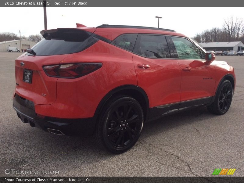 Red Hot / Jet Black 2019 Chevrolet Blazer RS