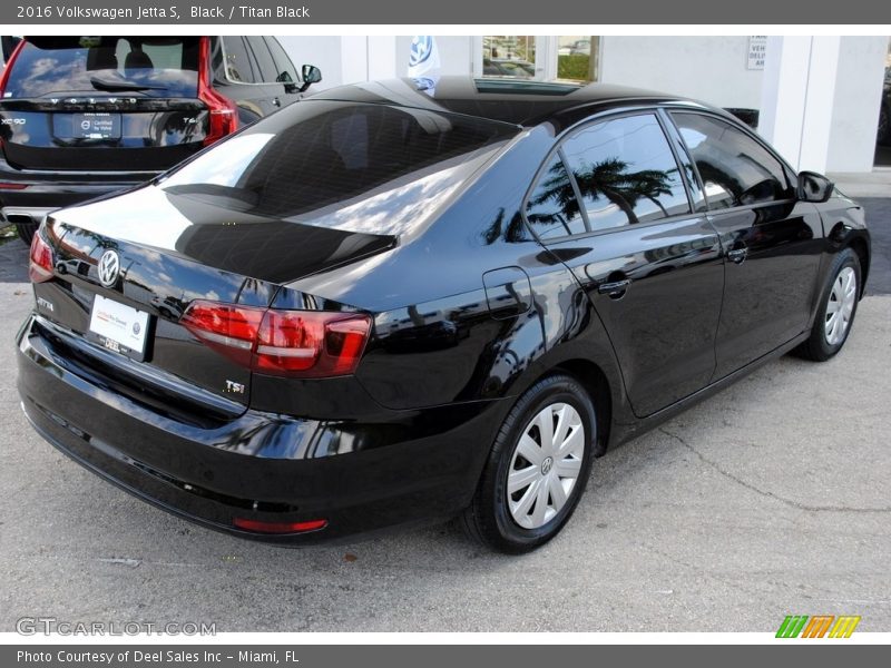 Black / Titan Black 2016 Volkswagen Jetta S