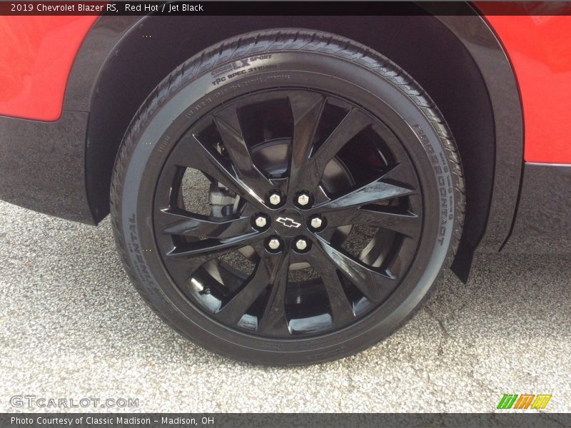 Red Hot / Jet Black 2019 Chevrolet Blazer RS
