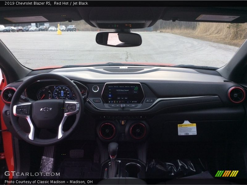 Red Hot / Jet Black 2019 Chevrolet Blazer RS
