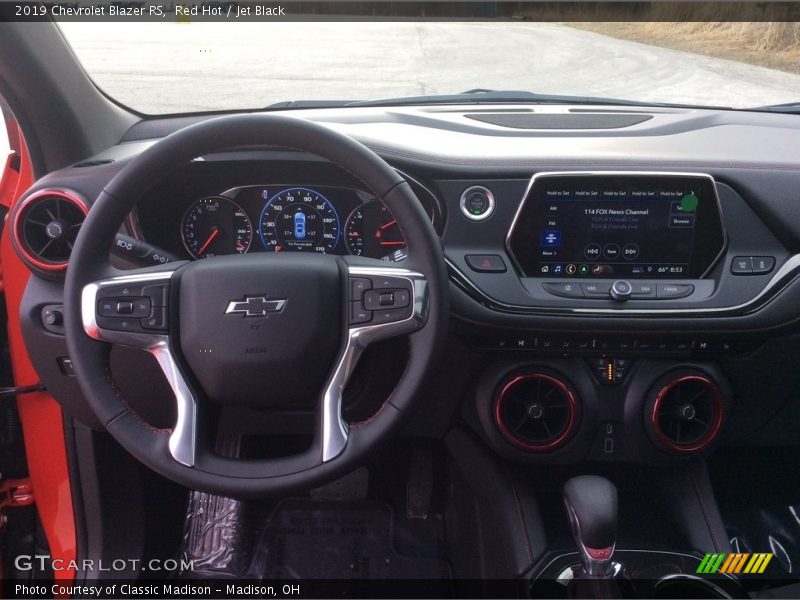 Dashboard of 2019 Blazer RS