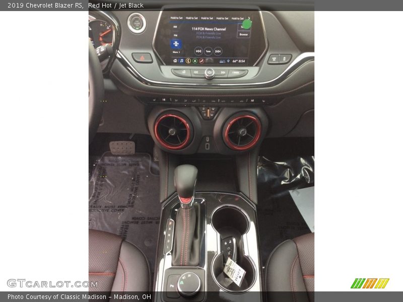 Red Hot / Jet Black 2019 Chevrolet Blazer RS