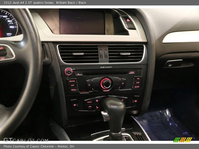 Brilliant Black / Black 2012 Audi A4 2.0T quattro Sedan