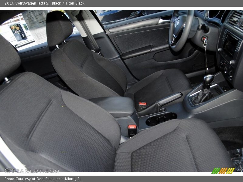 Black / Titan Black 2016 Volkswagen Jetta S