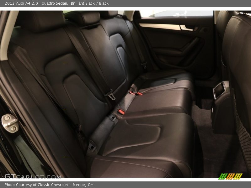 Brilliant Black / Black 2012 Audi A4 2.0T quattro Sedan