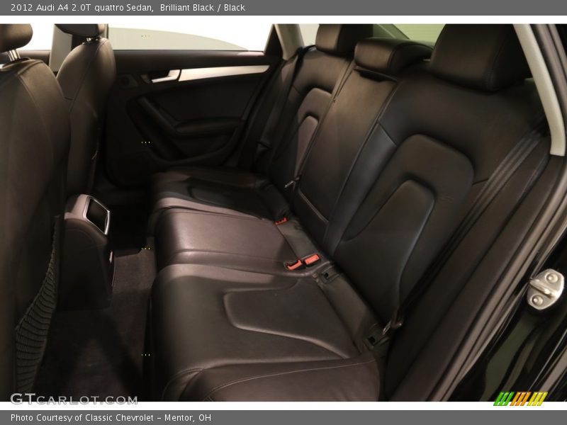 Brilliant Black / Black 2012 Audi A4 2.0T quattro Sedan