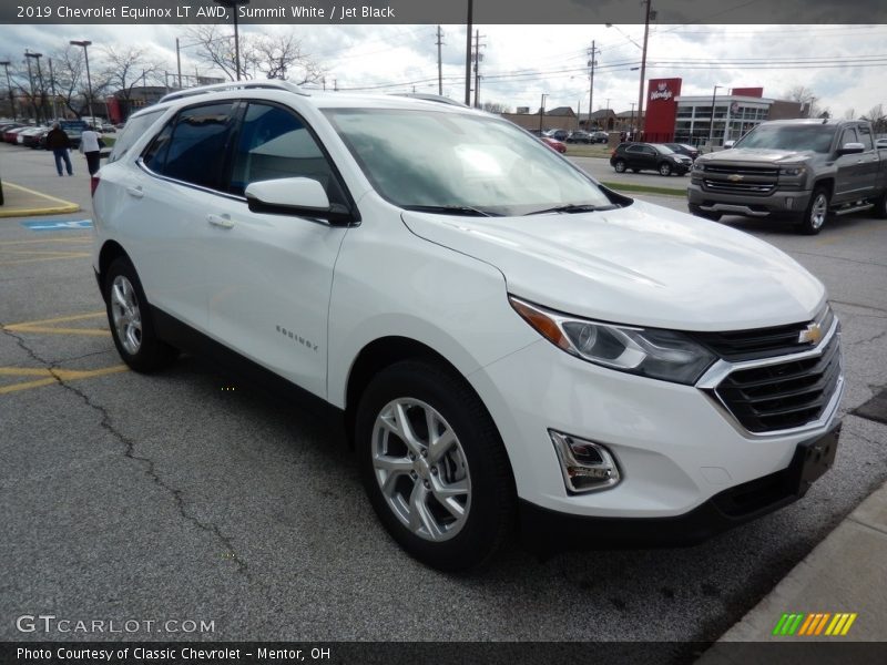 Summit White / Jet Black 2019 Chevrolet Equinox LT AWD