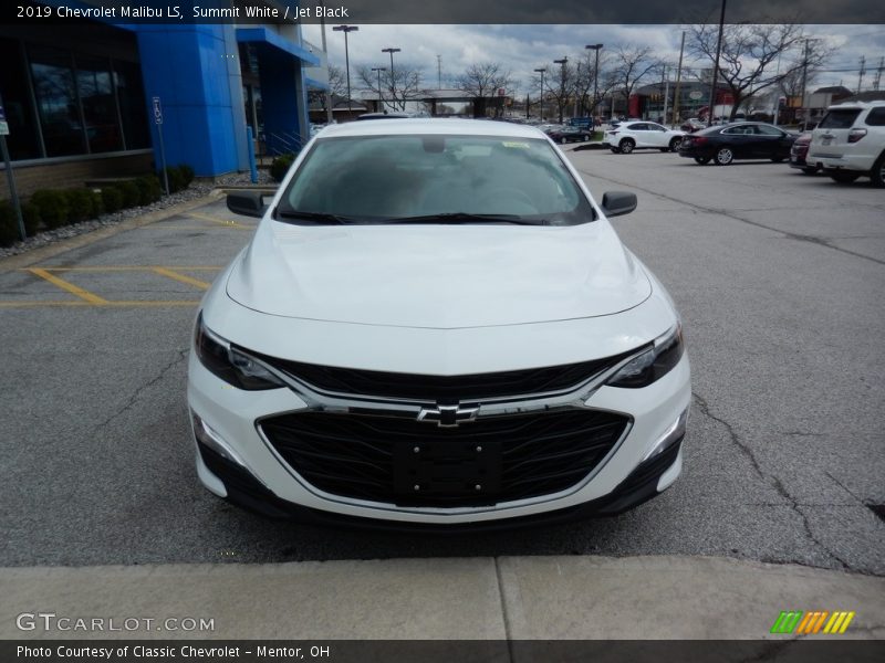 Summit White / Jet Black 2019 Chevrolet Malibu LS
