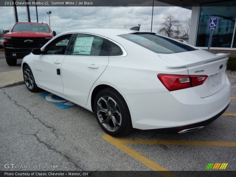 Summit White / Jet Black 2019 Chevrolet Malibu LS