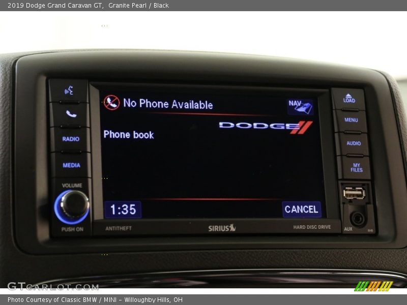 Granite Pearl / Black 2019 Dodge Grand Caravan GT
