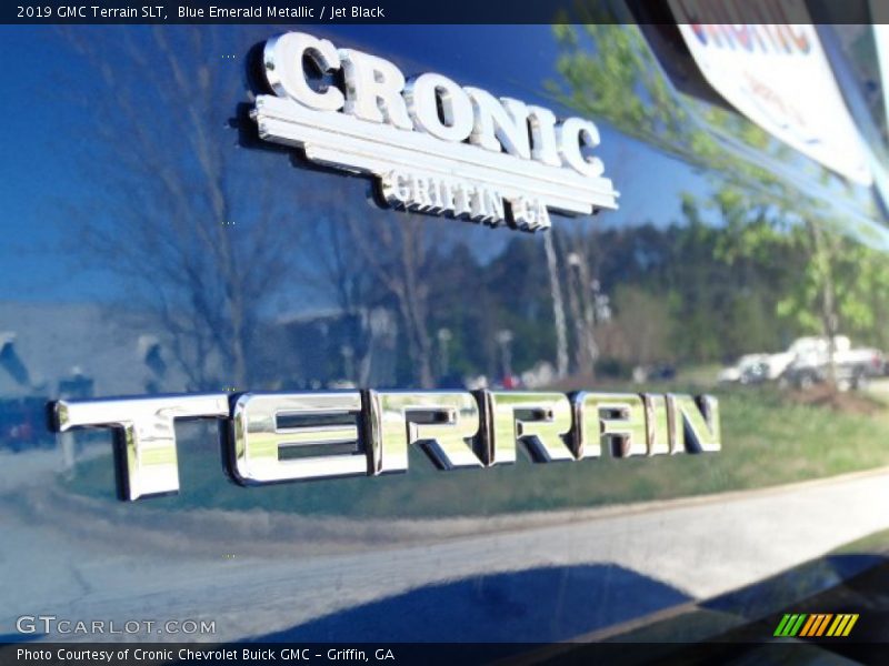Blue Emerald Metallic / Jet Black 2019 GMC Terrain SLT