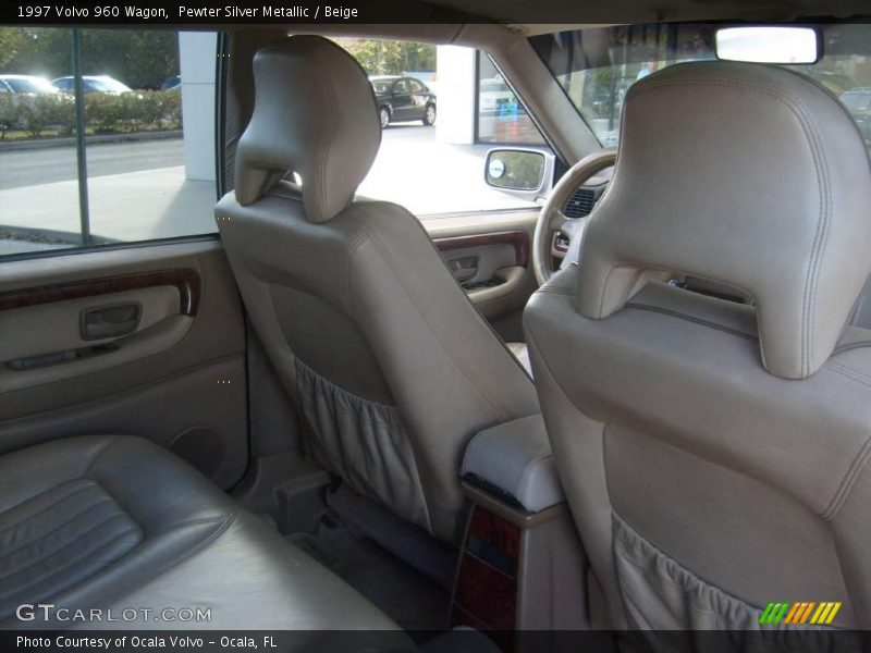 Pewter Silver Metallic / Beige 1997 Volvo 960 Wagon