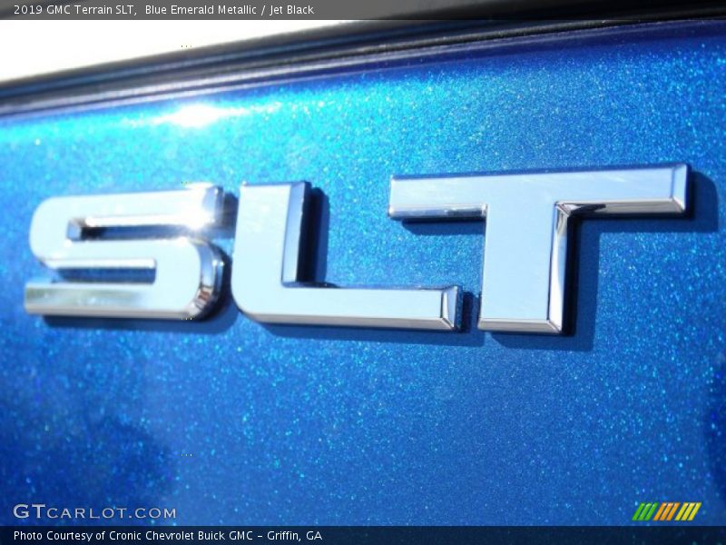 Blue Emerald Metallic / Jet Black 2019 GMC Terrain SLT