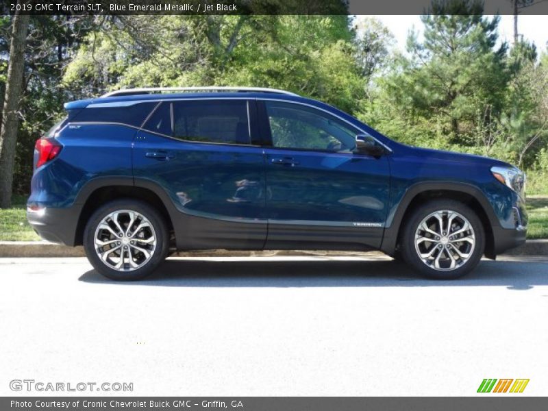 Blue Emerald Metallic / Jet Black 2019 GMC Terrain SLT