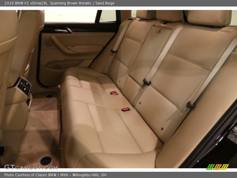 Sparkling Brown Metallic / Sand Beige 2016 BMW X3 xDrive28i
