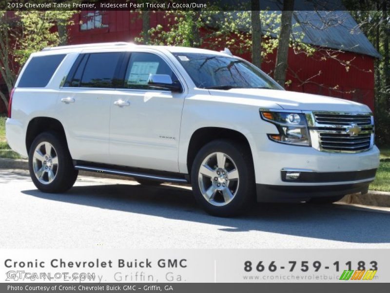 Iridescent Pearl Tricoat / Cocoa/Dune 2019 Chevrolet Tahoe Premier