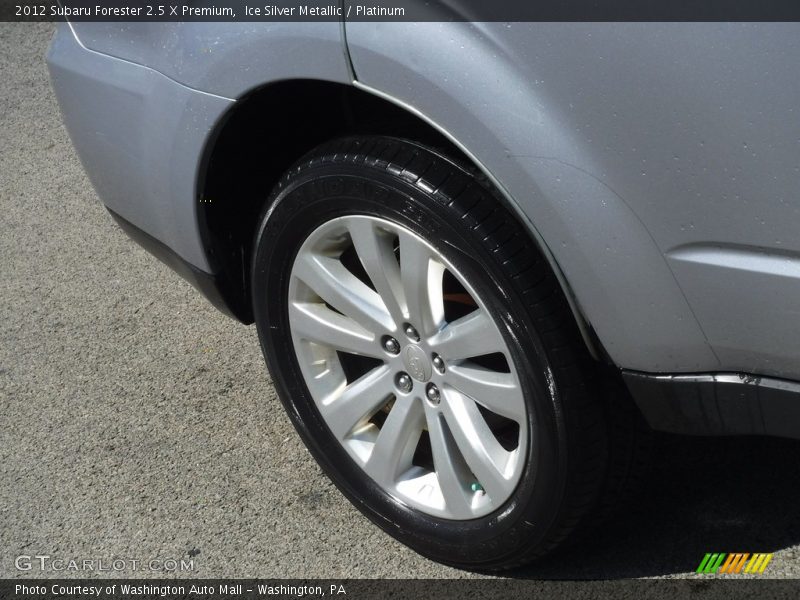 Ice Silver Metallic / Platinum 2012 Subaru Forester 2.5 X Premium