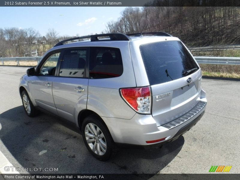 Ice Silver Metallic / Platinum 2012 Subaru Forester 2.5 X Premium