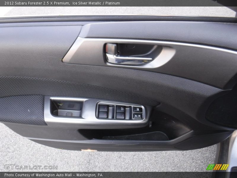 Ice Silver Metallic / Platinum 2012 Subaru Forester 2.5 X Premium