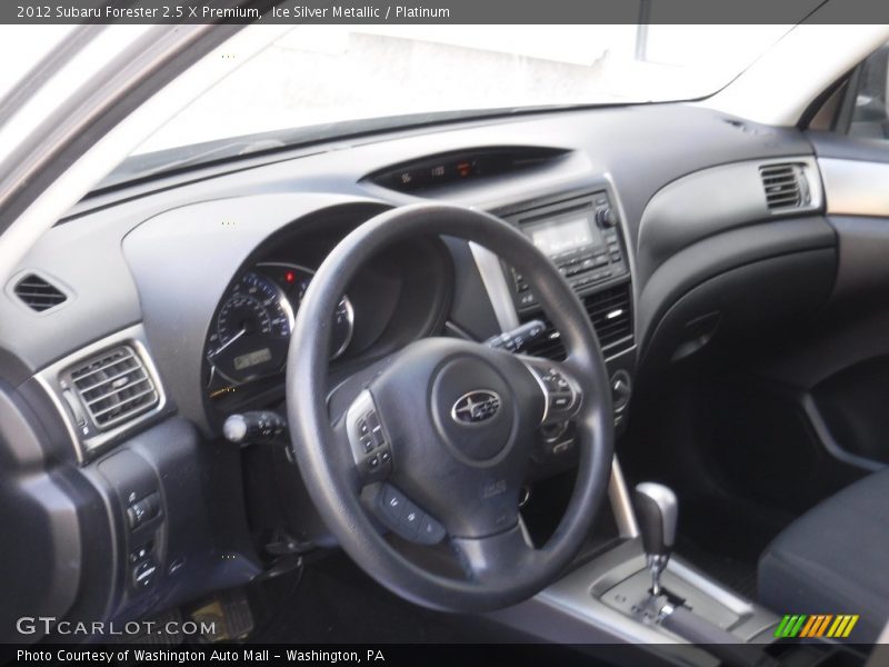 Ice Silver Metallic / Platinum 2012 Subaru Forester 2.5 X Premium
