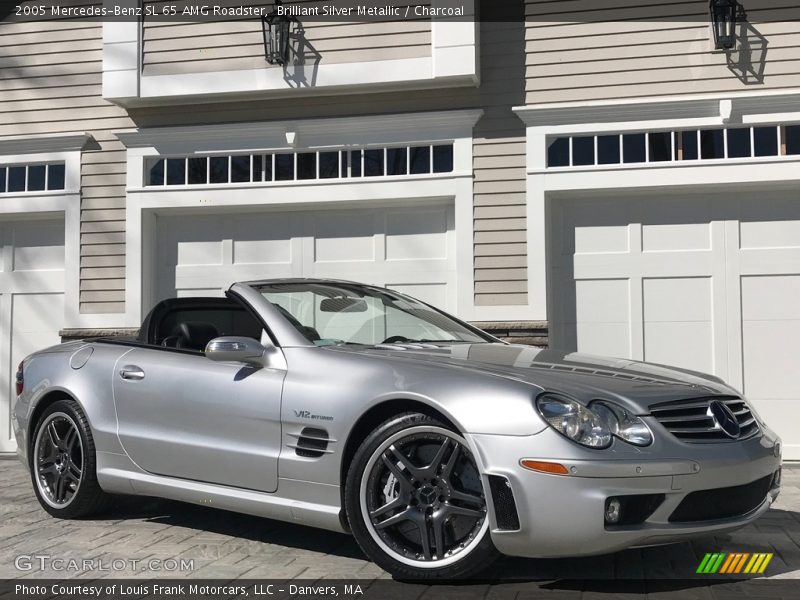 Brilliant Silver Metallic / Charcoal 2005 Mercedes-Benz SL 65 AMG Roadster