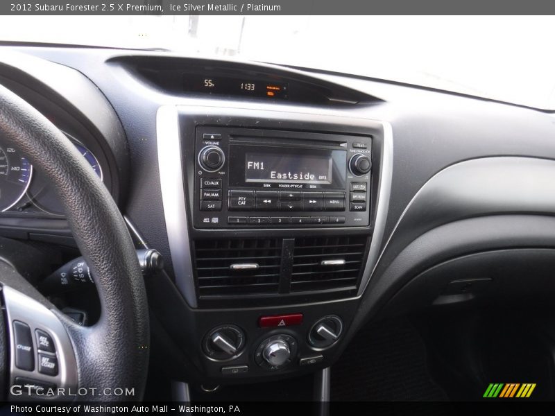 Ice Silver Metallic / Platinum 2012 Subaru Forester 2.5 X Premium