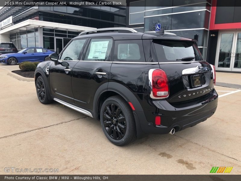Midnight Black / Carbon Black 2019 Mini Countryman Cooper All4
