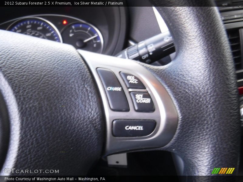 Ice Silver Metallic / Platinum 2012 Subaru Forester 2.5 X Premium