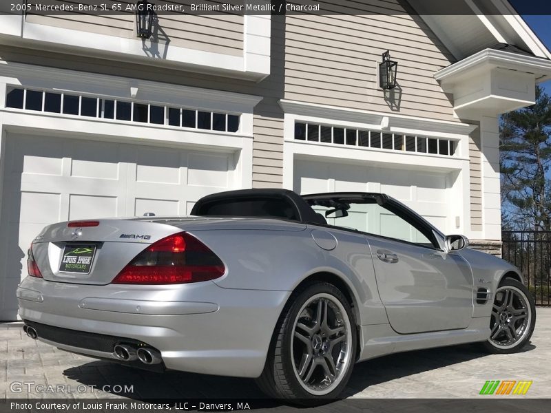 Brilliant Silver Metallic / Charcoal 2005 Mercedes-Benz SL 65 AMG Roadster