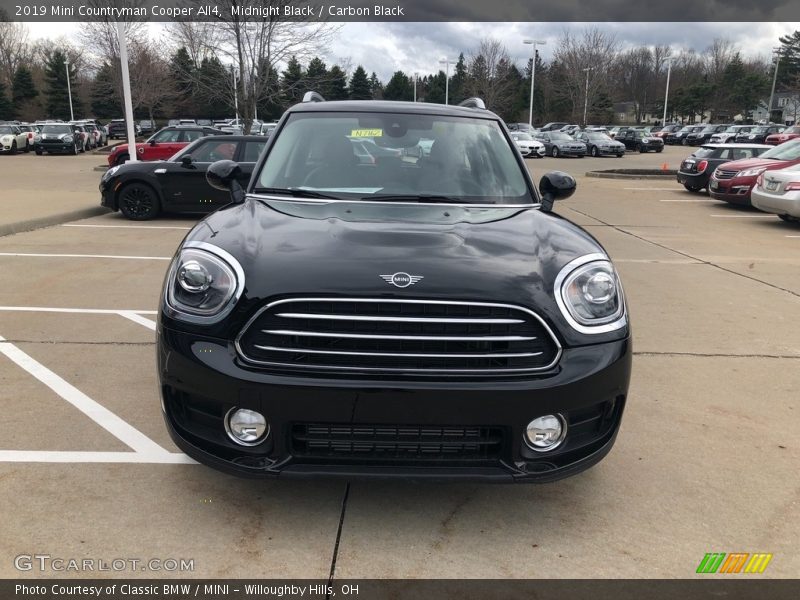Midnight Black / Carbon Black 2019 Mini Countryman Cooper All4
