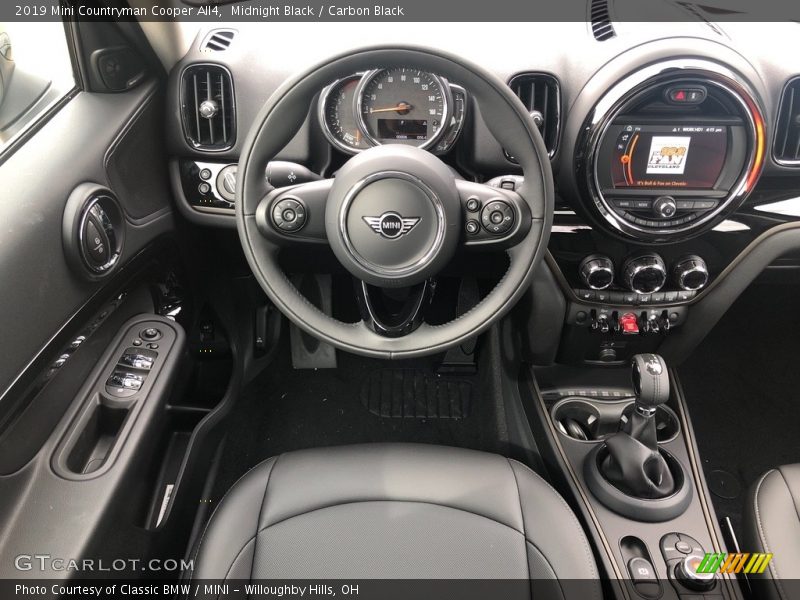 Dashboard of 2019 Countryman Cooper All4