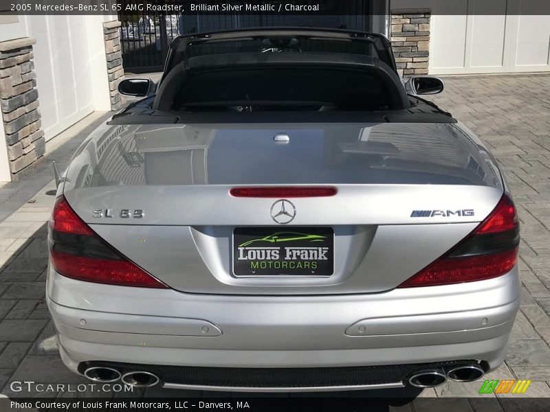 Brilliant Silver Metallic / Charcoal 2005 Mercedes-Benz SL 65 AMG Roadster