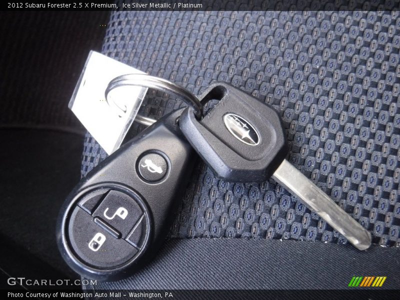 Ice Silver Metallic / Platinum 2012 Subaru Forester 2.5 X Premium