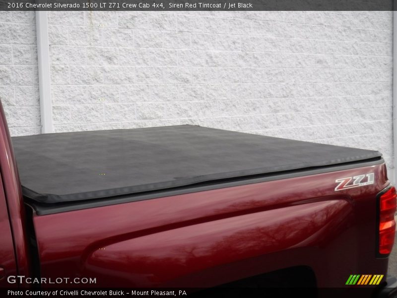 Siren Red Tintcoat / Jet Black 2016 Chevrolet Silverado 1500 LT Z71 Crew Cab 4x4