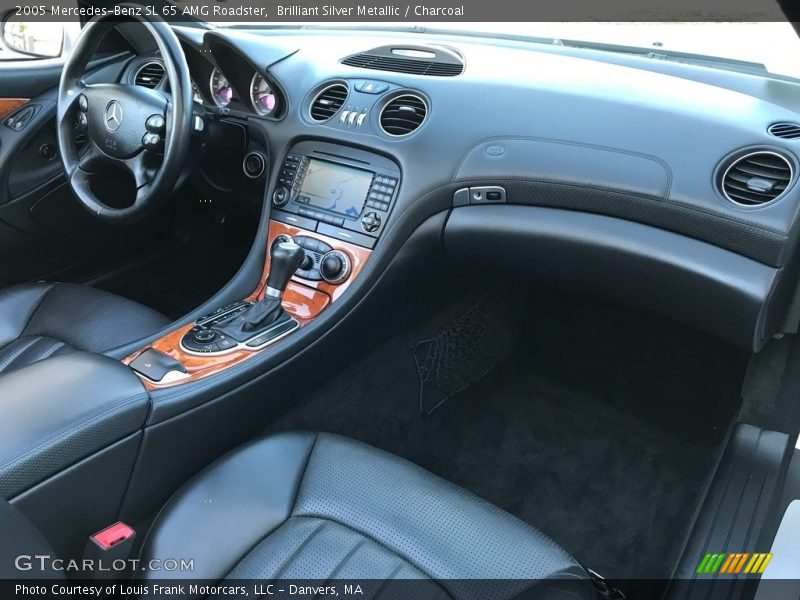 Brilliant Silver Metallic / Charcoal 2005 Mercedes-Benz SL 65 AMG Roadster