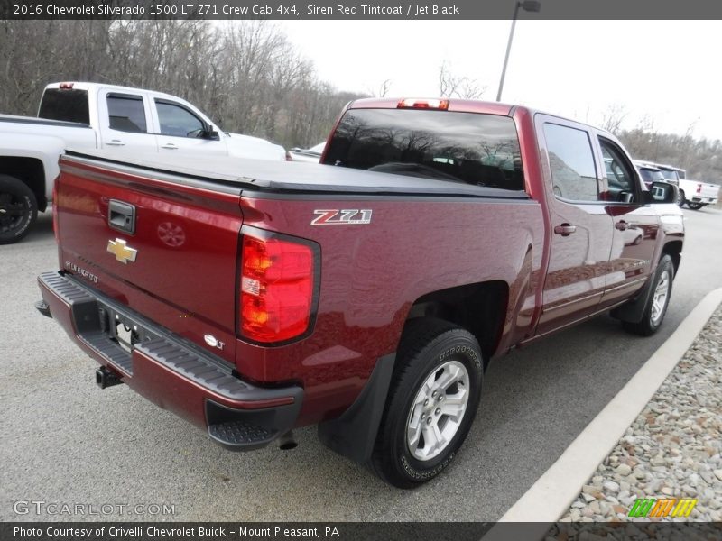 Siren Red Tintcoat / Jet Black 2016 Chevrolet Silverado 1500 LT Z71 Crew Cab 4x4